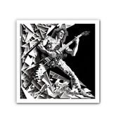 Heavy Metal Icons Wrapped Canvas